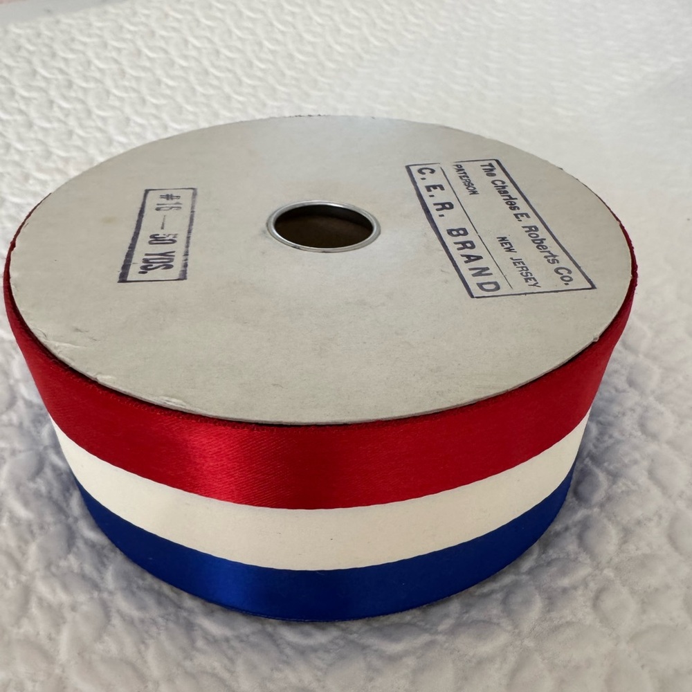 Vintage roll of ribbon